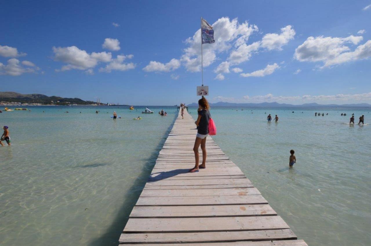 Bonito Apartamento Sa Marina Cerca De La Playa Apartment อัลกูเดีย ภายนอก รูปภาพ